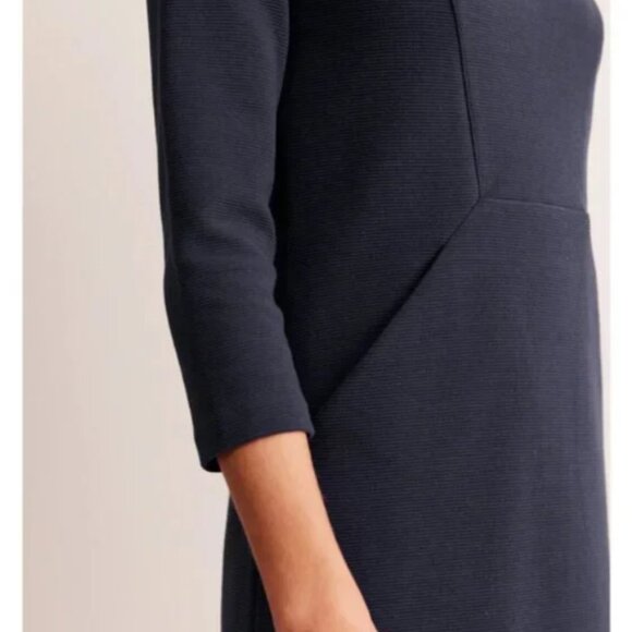 Boden Bronte Ottoman Dress in Navy Size US 2 Regular NWT $98 - Picture 2 of 10